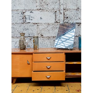 Enfilade basse en bois clair n°406