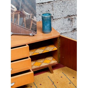 Enfilade basse en bois clair n°406