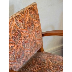 Chaise en bois et tissu n°1039