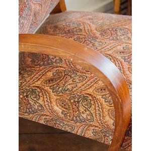 Chaise en bois et tissu n°1039