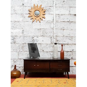 Enfilade basse en bois noir n°408