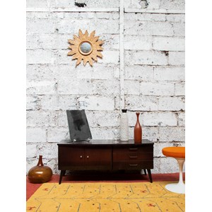 Enfilade basse en bois noir n°408