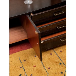 Enfilade basse en bois noir n°408