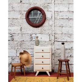 Valery, le semainier blanc en bois n°69