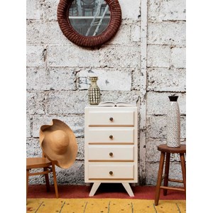 Valery, le semainier blanc en bois n°69