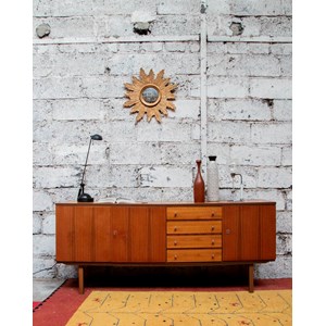 Grande enfilade bi-ton en bois n°403