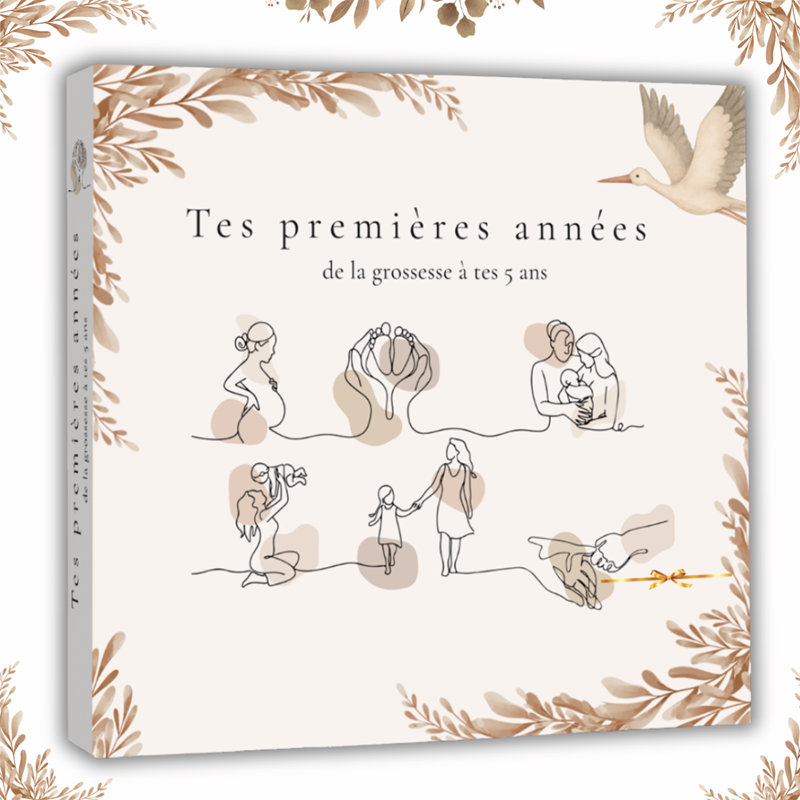 Livre de naissance bébé grossesse à 5 ans