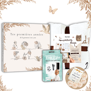 Coffret souvenirs livre naissance bébé