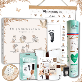 Coffret complet livre de naissance bébé