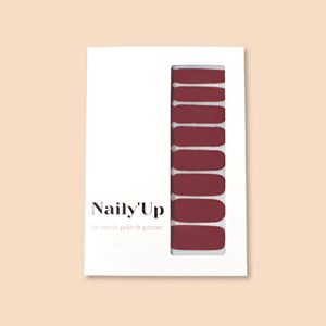 Vernis autocollant red cherry - manucure facile longue tenue Cerisier