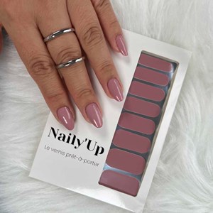 Vernis autocollant rosewood - manucure facile longue tenue Bois de rose