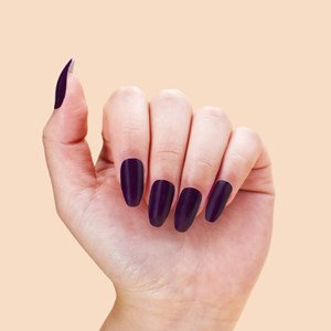 Vernis autocollant dark plum - manucure facile longue tenue Prune