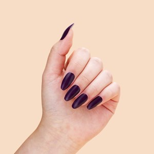 Vernis autocollant dark plum - manucure facile longue tenue Prune