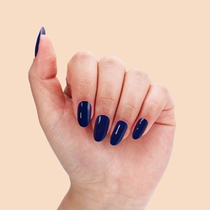 Vernis autocollant dark blue - manucure facile longue tenue Bleu roi