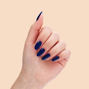 Vernis autocollant dark blue - manucure facile longue tenue Bleu roi