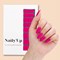 Vernis autocollant rose fushia - manucure facile longue tenue Fushia