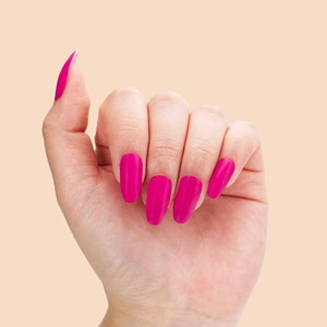 Vernis autocollant rose fushia - manucure facile longue tenue Fushia