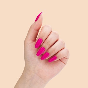 Vernis autocollant rose fushia - manucure facile longue tenue Fushia