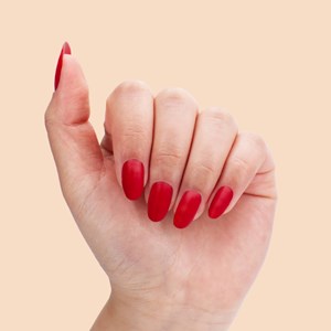 Vernis autocollant classic red - manucure facile longue tenue Rouge