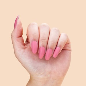 Vernis autocollant rose blush - manucure facile longue tenue blush