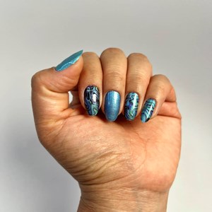 Vernis autocollant oceanic dream - manucure facile longue tenue Océan