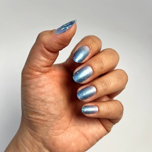 Vernis autocollant blue lagoon - manucure facile longue tenue Lagon