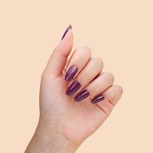 Vernis autocollant plum beauty - manucure facile longue tenue Prune