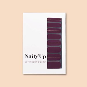 Vernis autocollant plum beauty - manucure facile longue tenue Prune