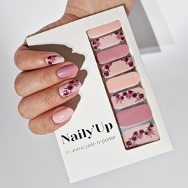 Vernis autocollant mocha flowers - manucure facile longue tenue