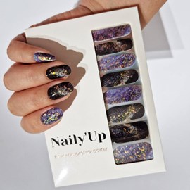 Vernis autocollant stellar night - manucure facile longue tenue