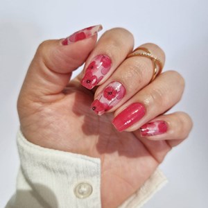 Vernis autocollant poppy flowers - manucure facile longue tenue Poppy