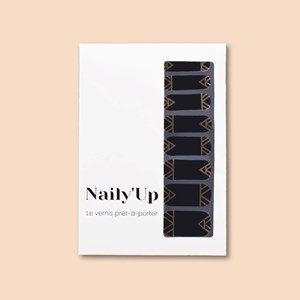 Vernis autocollant midnight - manucure facile longue tenue Velvet Night