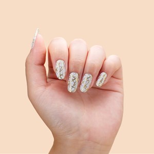 Vernis autocollant gold line - manucure facile longue tenue Or