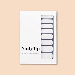 Vernis autocollant spot me - manucure facile longue tenue Blanc rayé