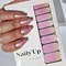 Vernis autocollant pinky boomer - manucure facile longue tenue Rose irisée