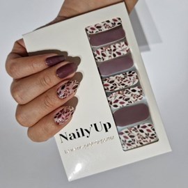 Vernis autocollant mauve petal - manucure facile longue tenue