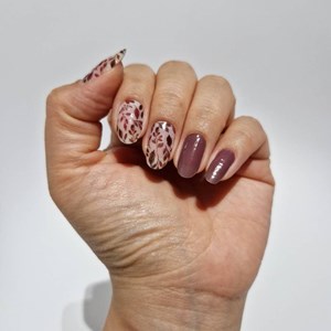 Vernis autocollant mauve petal - manucure facile longue tenue Mauve pétales