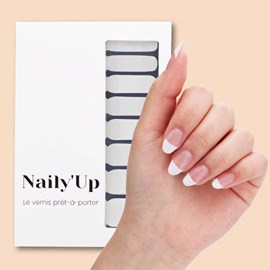 Vernis autocollant french - manucure facile longue tenue