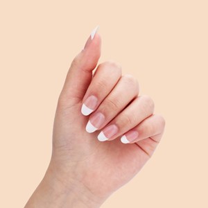 Vernis autocollant french - manucure facile longue tenue French blanche