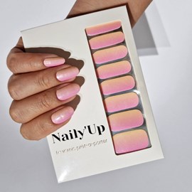 Vernis autocollant twinkle pink - manucure facile longue tenue