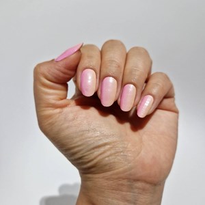 Vernis autocollant twinkle pink - manucure facile longue tenue Rose orange
