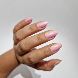 Vernis autocollant twinkle pink - manucure facile longue tenue Rose orange