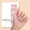 Vernis autocollant pink foliage - manucure facile longue tenue Rose tropicale
