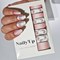 Vernis autocollant rosy boomer - manucure facile longue tenue Babyboomer rose fleuri