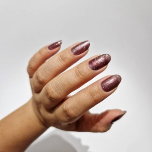 Vernis autocollant majestic marble - manucure facile longue tenue Marbré cuivré chocolat