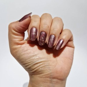 Vernis autocollant majestic marble - manucure facile longue tenue Marbré cuivré chocolat