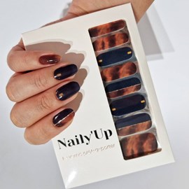 Vernis autocollant tortoise elegance - manucure facile longue tenue