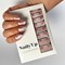 Vernis autocollant blushing glitter - manucure facile longue tenue Argent rubis