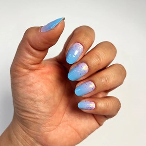 Vernis autocollant candy boomer - manucure facile longue tenue Babyboomer aqua