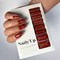 Vernis autocollant red gold - manucure facile longue tenue Rouge doré
